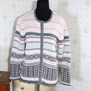 Appleseed's Petites 100% Cotton Cardigan, PL